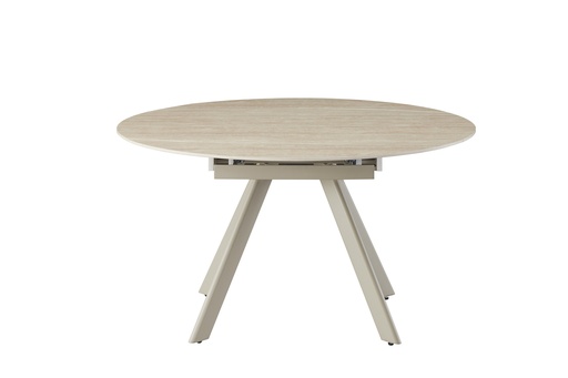 [TML-1240-siena-roman-travertine/cappuccino] Керамічний стіл TML-1240 (Сієна)