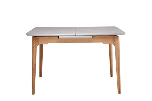 [TM-120-light-grey/oak] Керамічний стіл ТМ-120